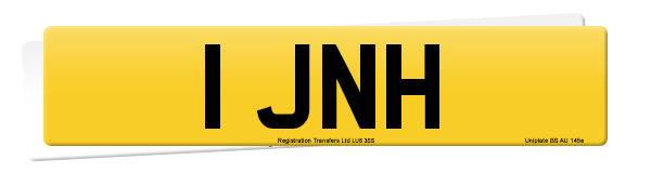Registration number 1 JNH